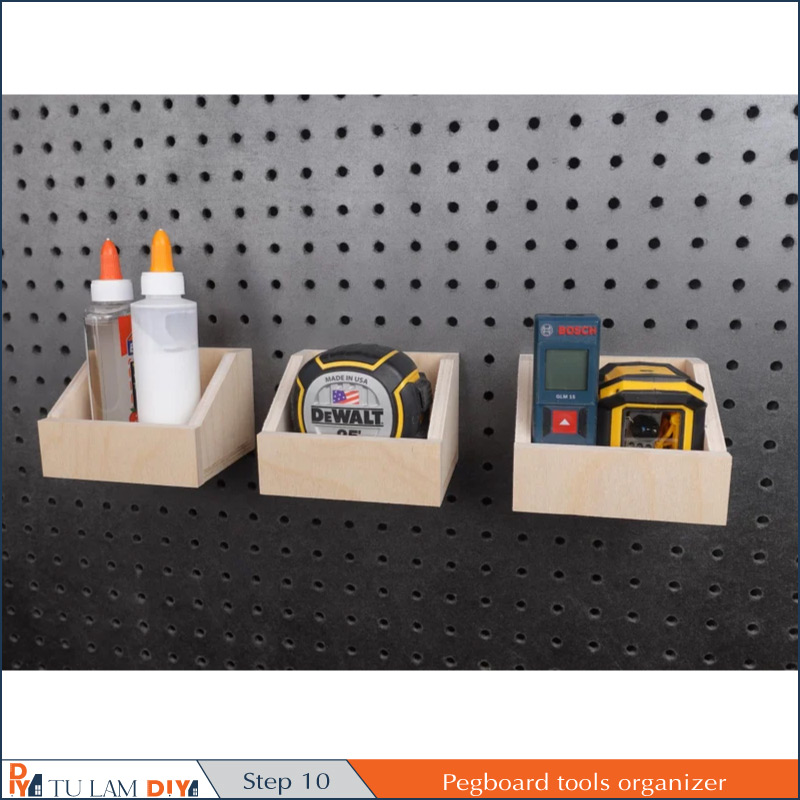 Pegboard tools Organizer - Step 10.4